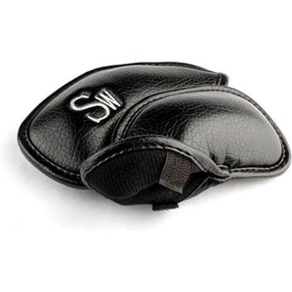 CRAFTSMAN GOLF 12pcs or 1pc Thick Synthetic Leather Golf Iron Head Covers Set - Picture 3 of 7